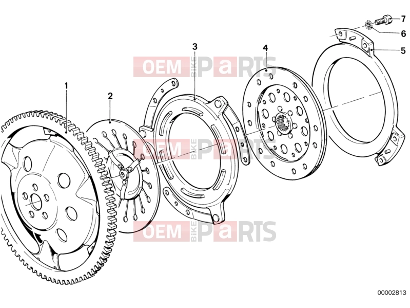 BMW Motorrad BMW CLASSIC 1984 R-Models 2V R 80 RT 21_0067 | Clutch plate