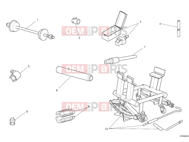 DUCATI 2014 Monster 795 WORKSHOP SERVICE TOOLS, FRAME » FRAME
