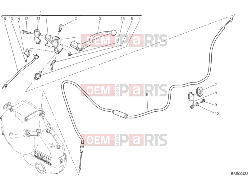 DUCATI 2013 HYPERSTRADA CLUTCH CONTROL » CLUTCH