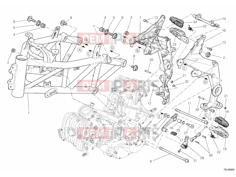 DUCATI 2012 Multistrada 1200 FRAME » FRAME