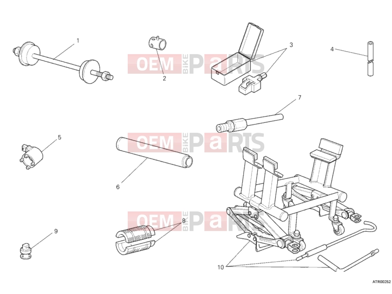 DUCATI 2012 Monster 696 ABS WORKSHOP SERVICE TOOLS, FRAME » FRAME