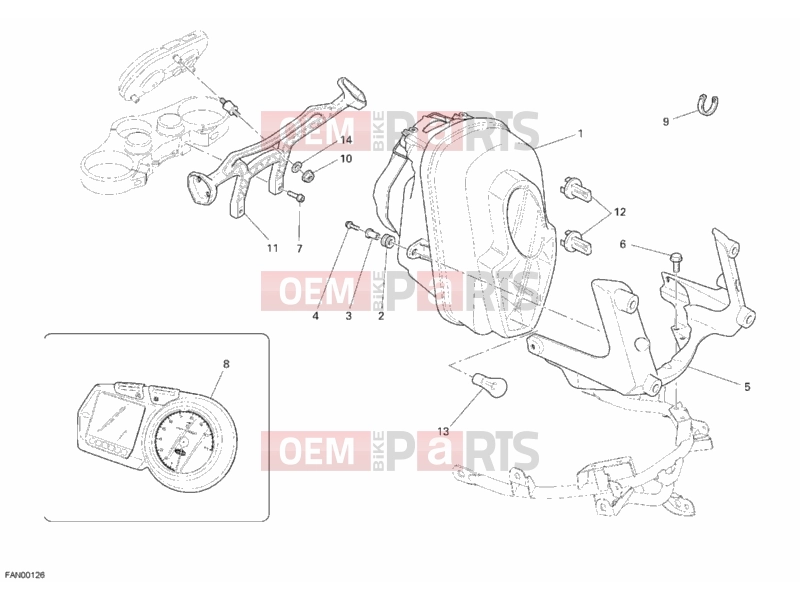 DUCATI 2010 Multistrada 1100 S HEADLIGHT » LIGHTING SYSTEM