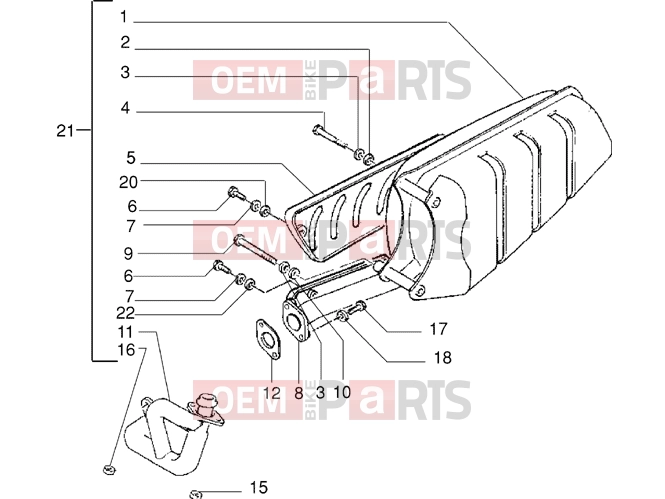 Engine » Silencer - Piaggio Free PPTT