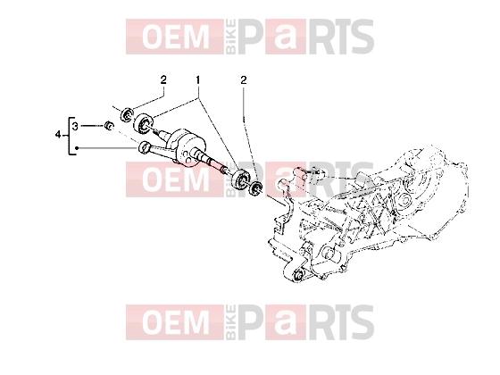 Engine » Crankshaft - Piaggio Hexagon LX