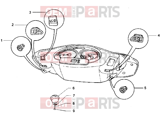 Transmissions » Electrical devices - Piaggio Hexagon LX