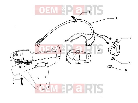 PIAGGIO Electrical system » Tail lamp