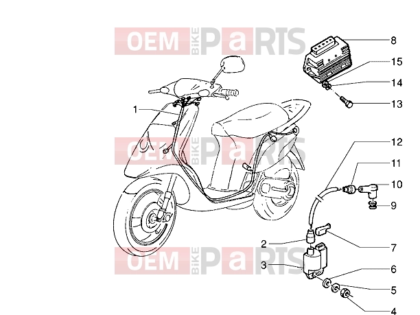 PIAGGIO Electrical system » Electrical devices