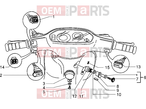 Electrical system » Electrical devices - Piaggio NRG MC2