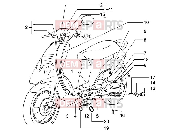 Transmissions » Transmissions - Piaggio NRG MC3 DD