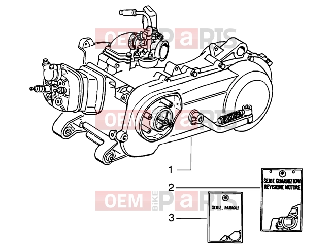 Engine » Engine - Piaggio NRG MC3 DT