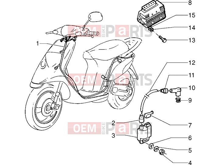 Electrical system » Electrical devices - Piaggio NTT