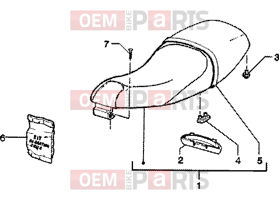 PIAGGIO Chassis » Saddle