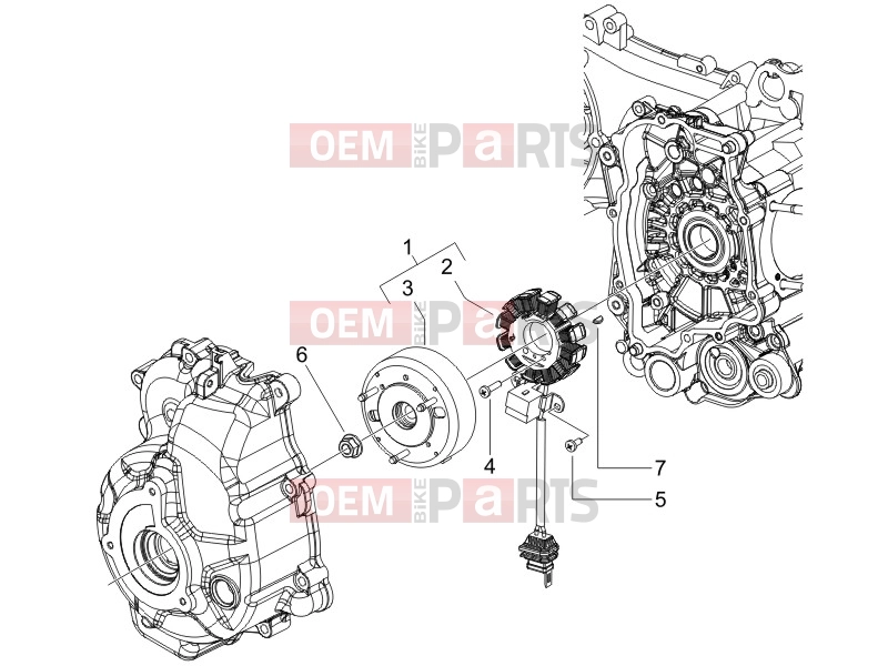 PIAGGIO X9 125 Evolution Engine » Flywheel magneto