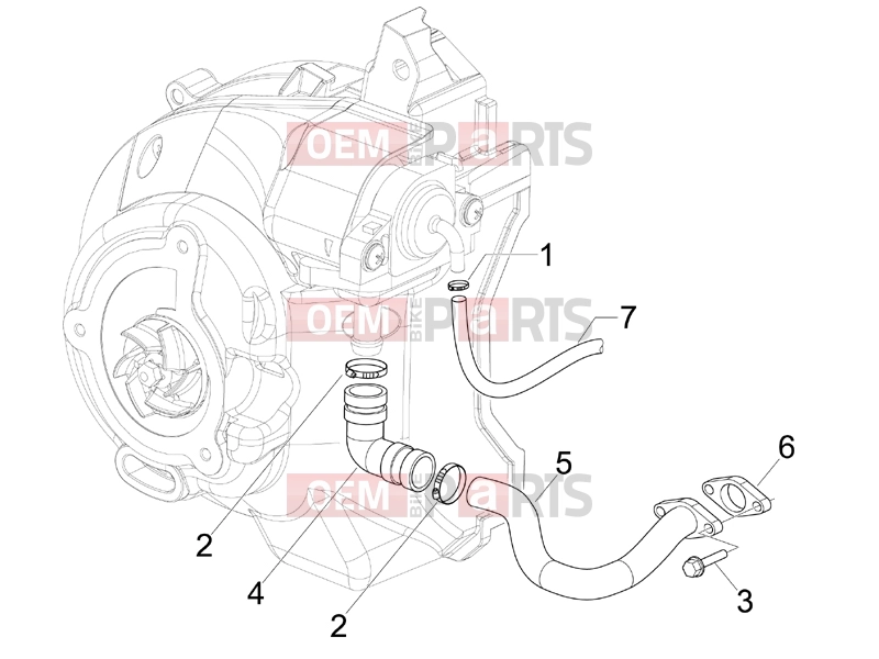 PIAGGIO X9 125 Evolution Engine » Secondary air box