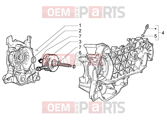 PIAGGIO Engine » Crankshaft