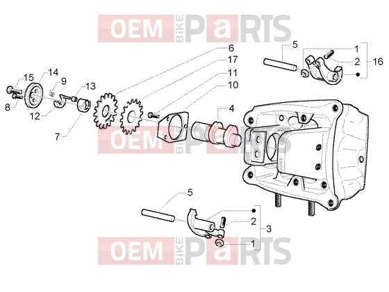 PIAGGIO Engine » Rocker Levers