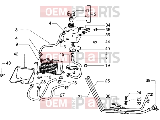 PIAGGIO Engine » Installation de refroidissement