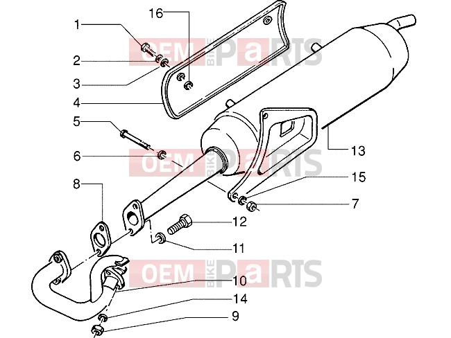 PIAGGIO Engine » Silencer