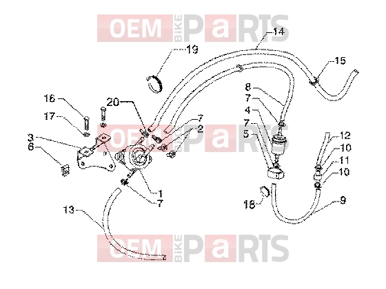 Chassis » Sipply system - Piaggio BV 200 (U.S.A.)