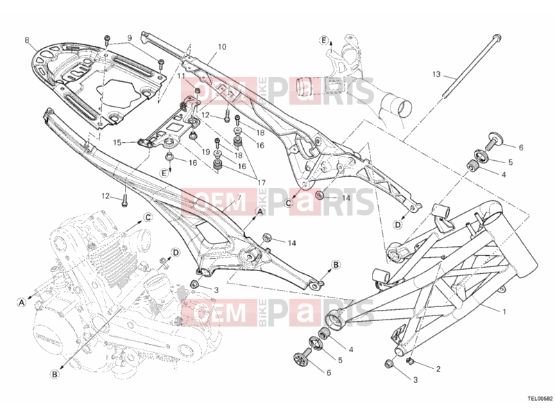DUCATI 2008 Monster 696 FRAME » FRAME