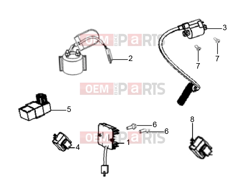Frame » Electrical systems - Derbi ETX 150 2016