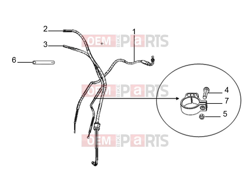 derbi ETX 150 Frame » Cables