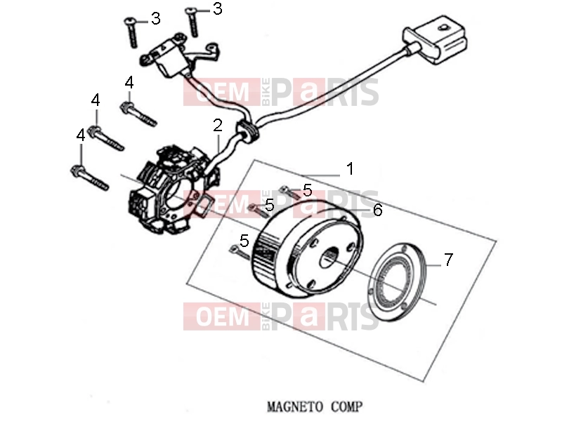 Engine » MAGNETO COMP - Derbi ETX 150 2019