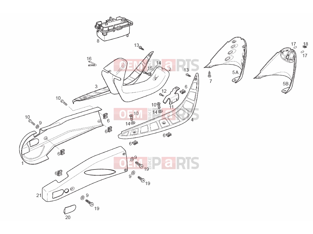 derbi Variant Revolution 50 Tables » Frame