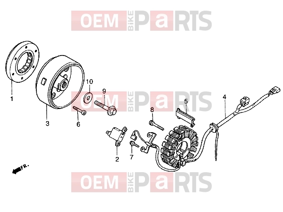 Engine » Generator - Gilera Coguar