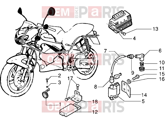 gilera DNA 125 Electrical system » Electrical devices