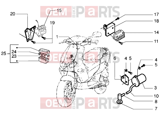 gilera Runner 180 VXR Electrical system » Electrical devices