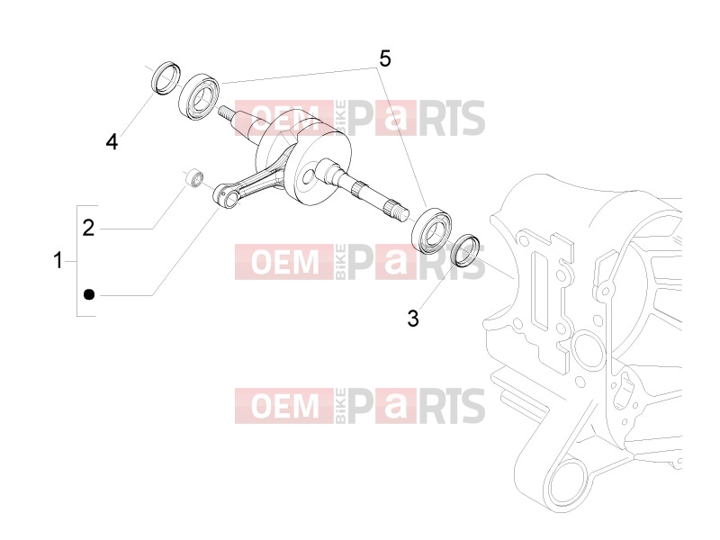 gilera 2017 Runner 50 SP Engine » Crankshaft