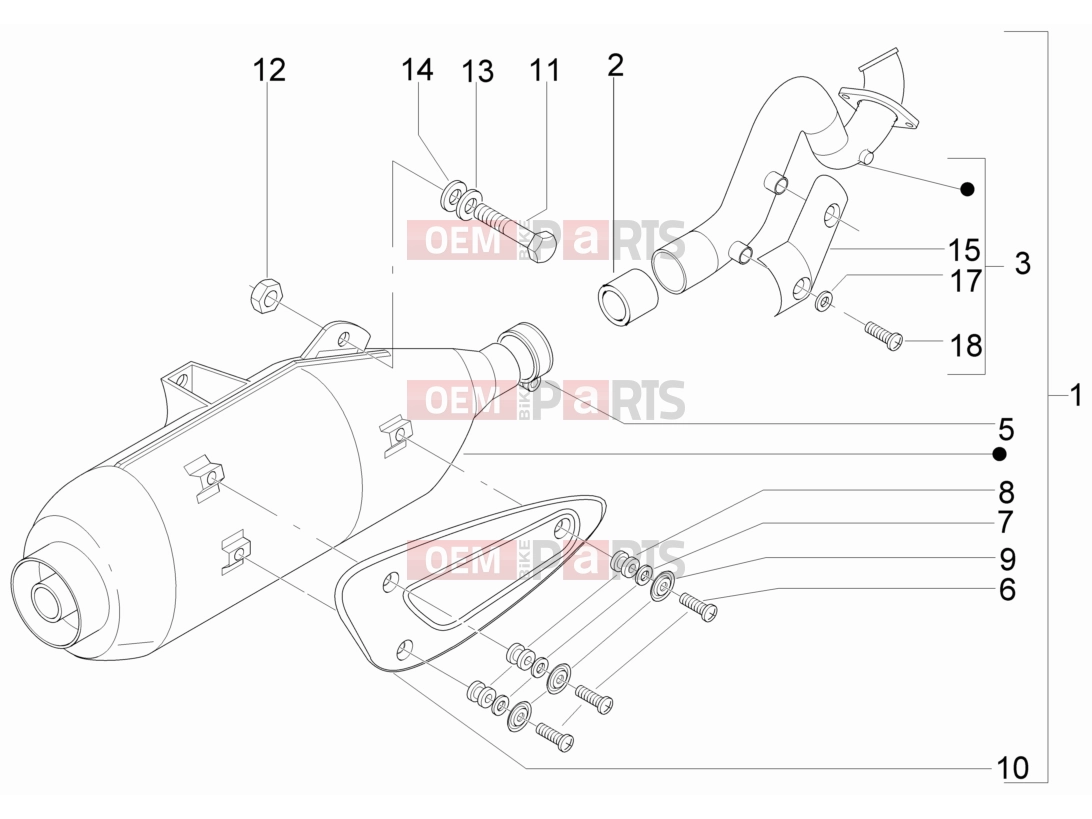 gilera 2012 Runner 200 ST 4T Engine » Silencer