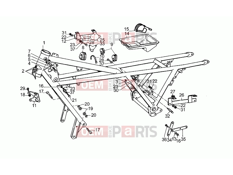 FRAME » Frame - Motoguzzi SP 1000 1982