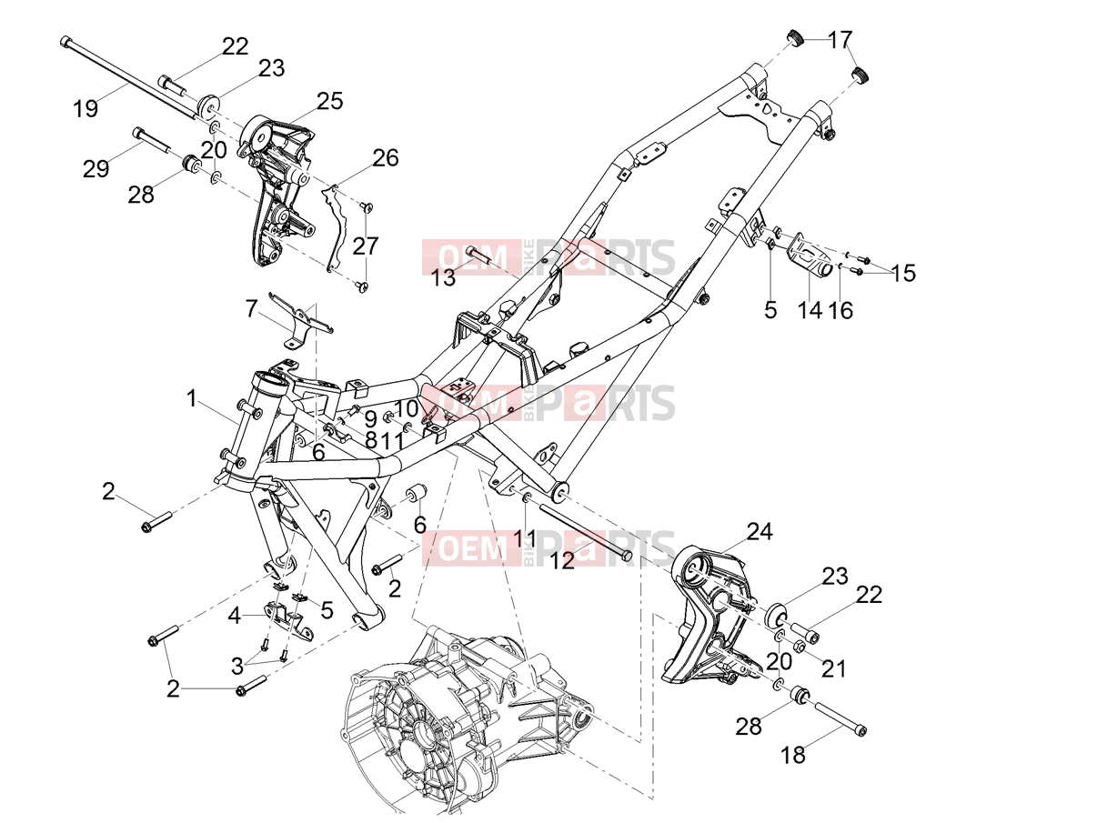 Frame » Frame - Motoguzzi V 85 TT e4 ABS 2019 (EMEA)