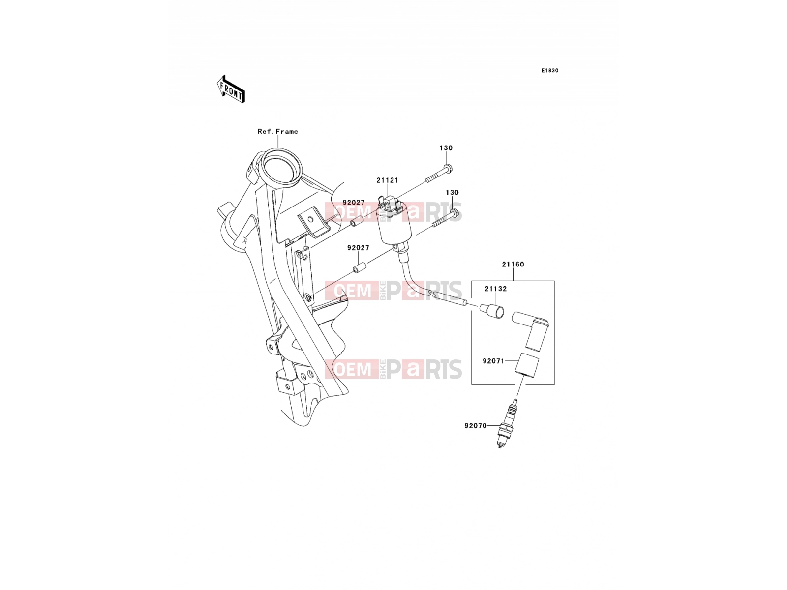 Ignition System - Kawasaki D-TRACKER 125 (KLX125DBF) 2011