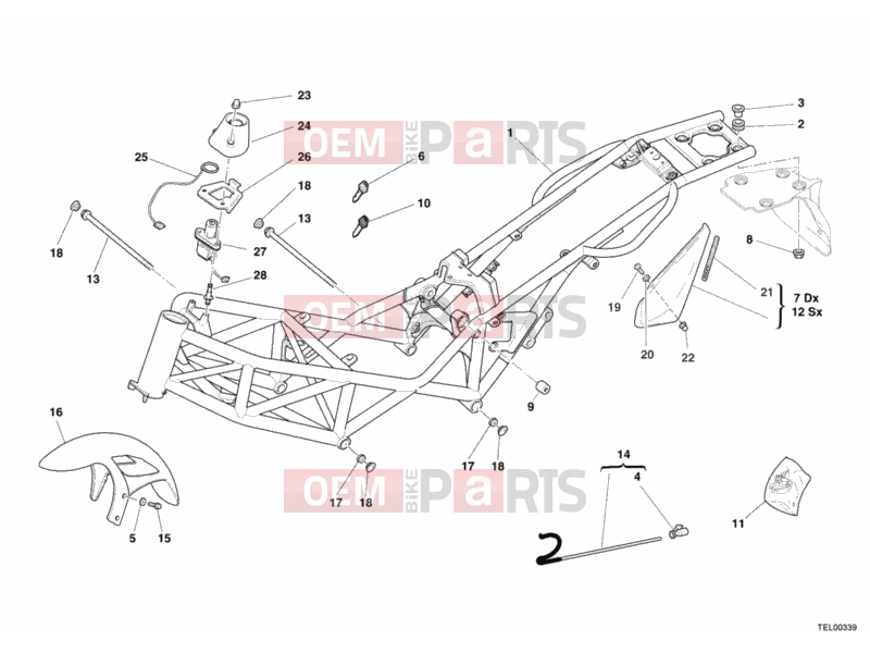 DUCATI 2007 Monster S2R 1000 FRAME » FRAME