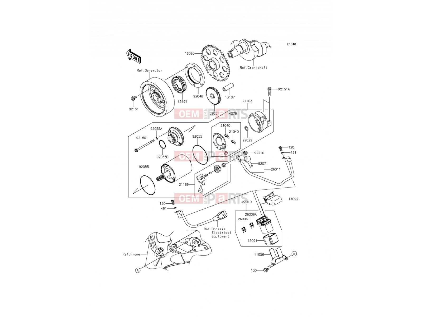 KAWASAKI 2013 Starter Motor