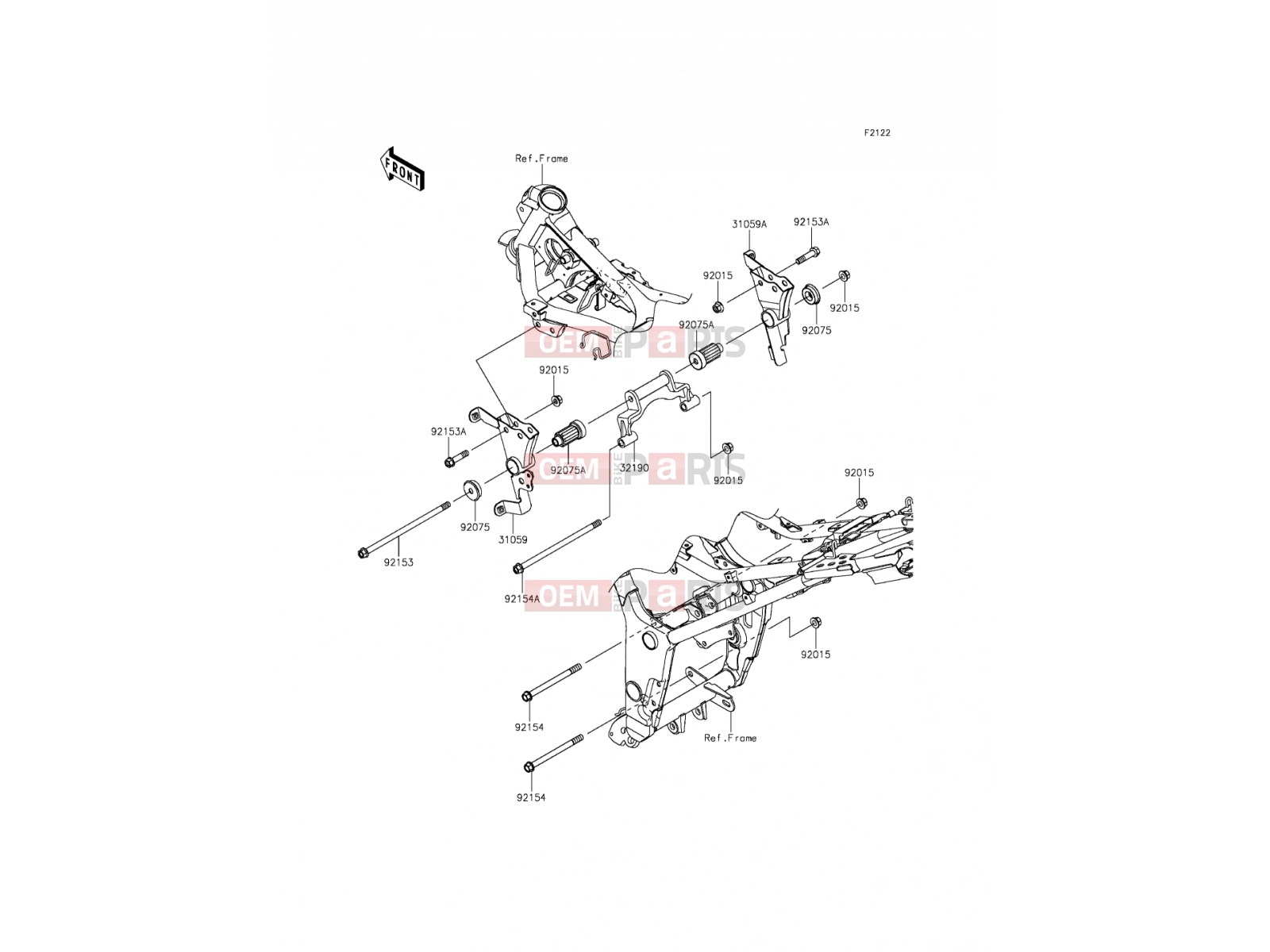 KAWASAKI 2014 Engine Mount