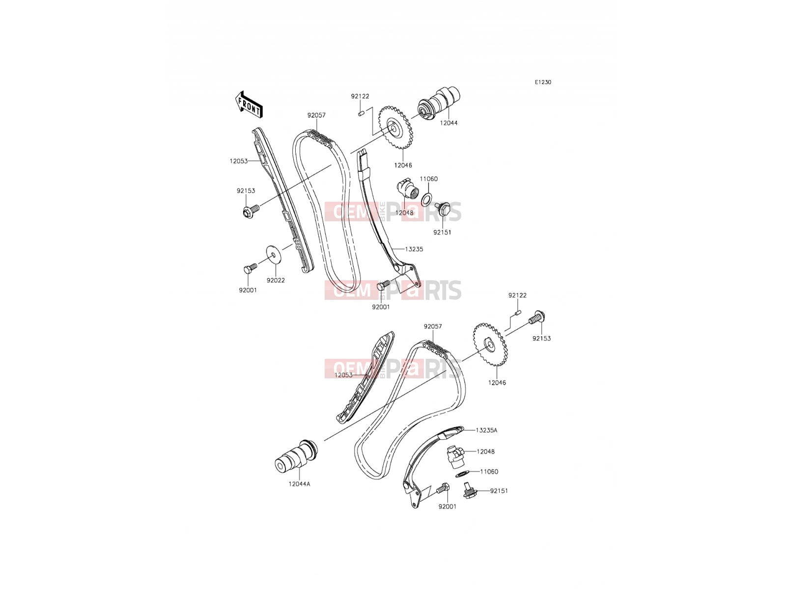 KAWASAKI 2014 Camshaft(s)/Tensioner