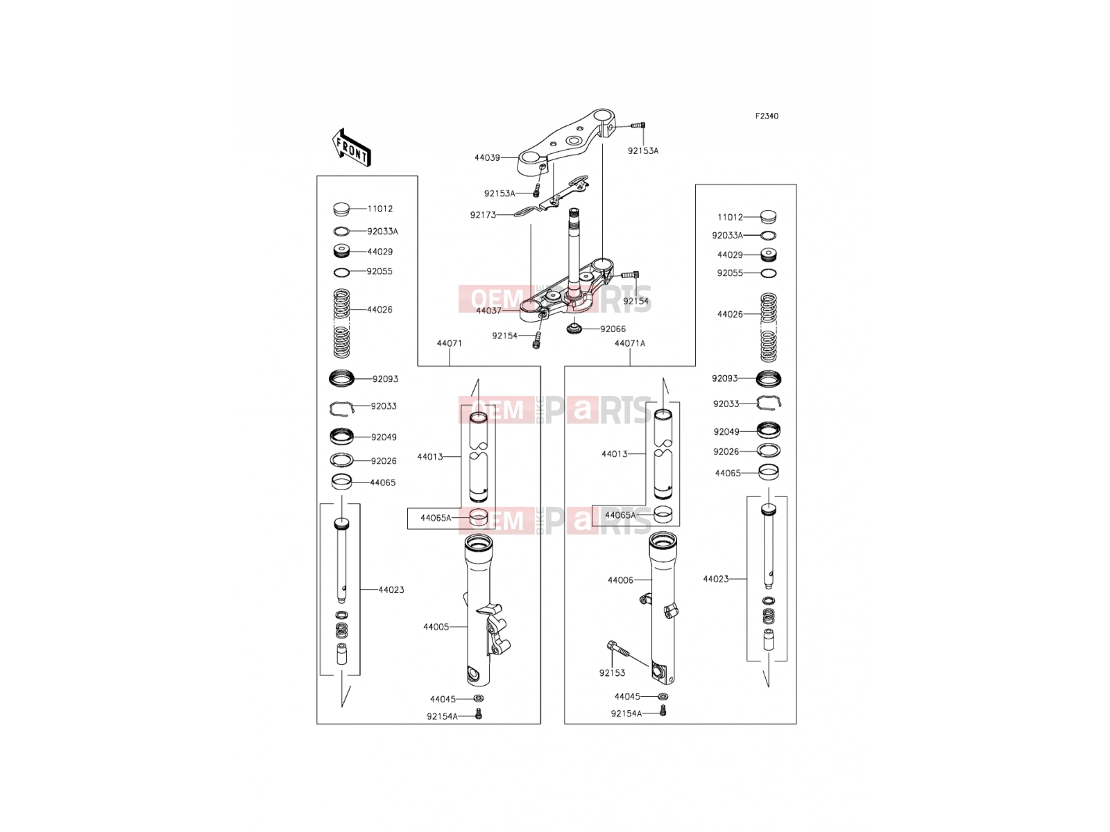 KAWASAKI 2014 Front Fork