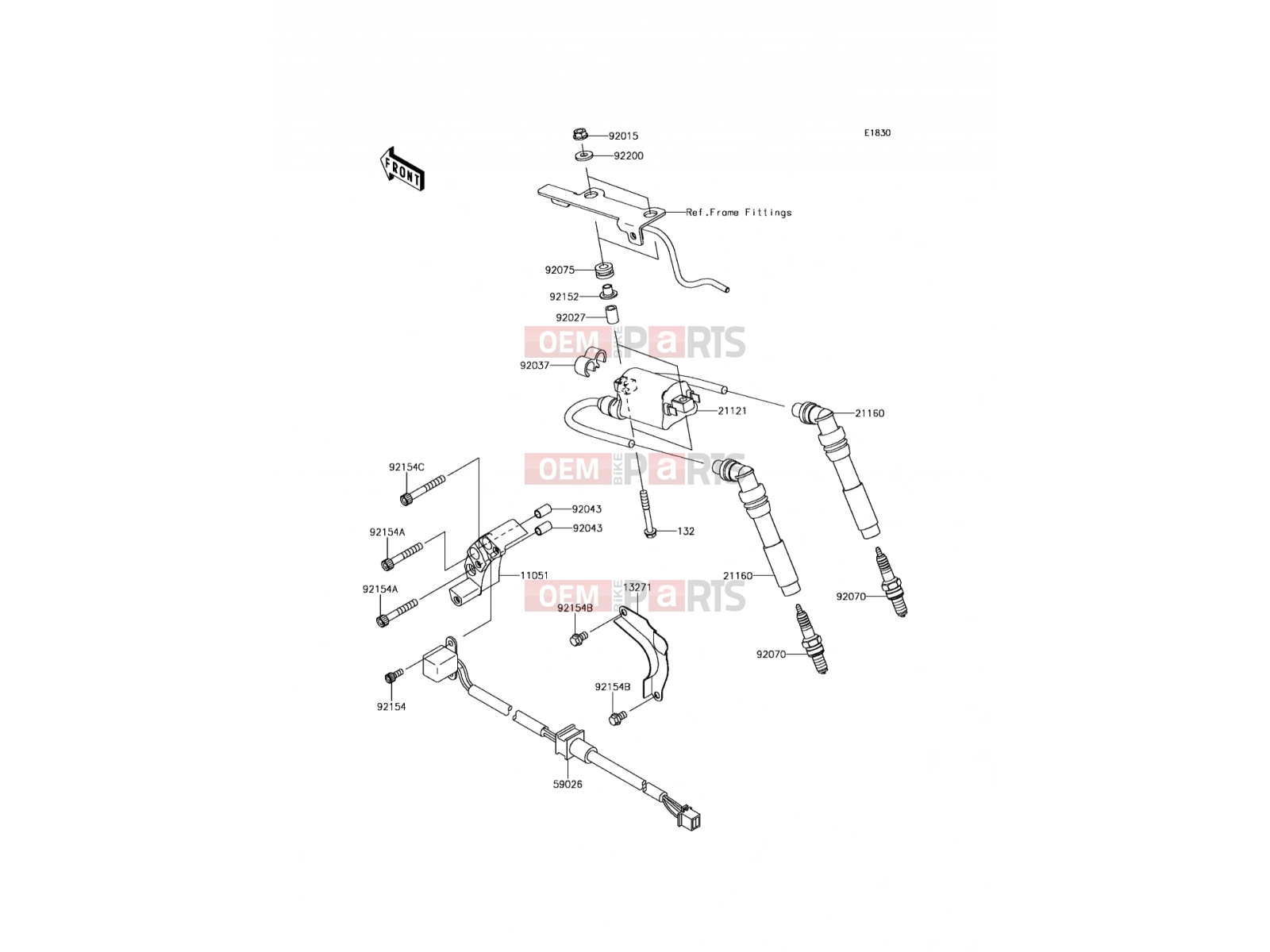 Ignition System - Kawasaki W800 (EJ800AGF) 2016