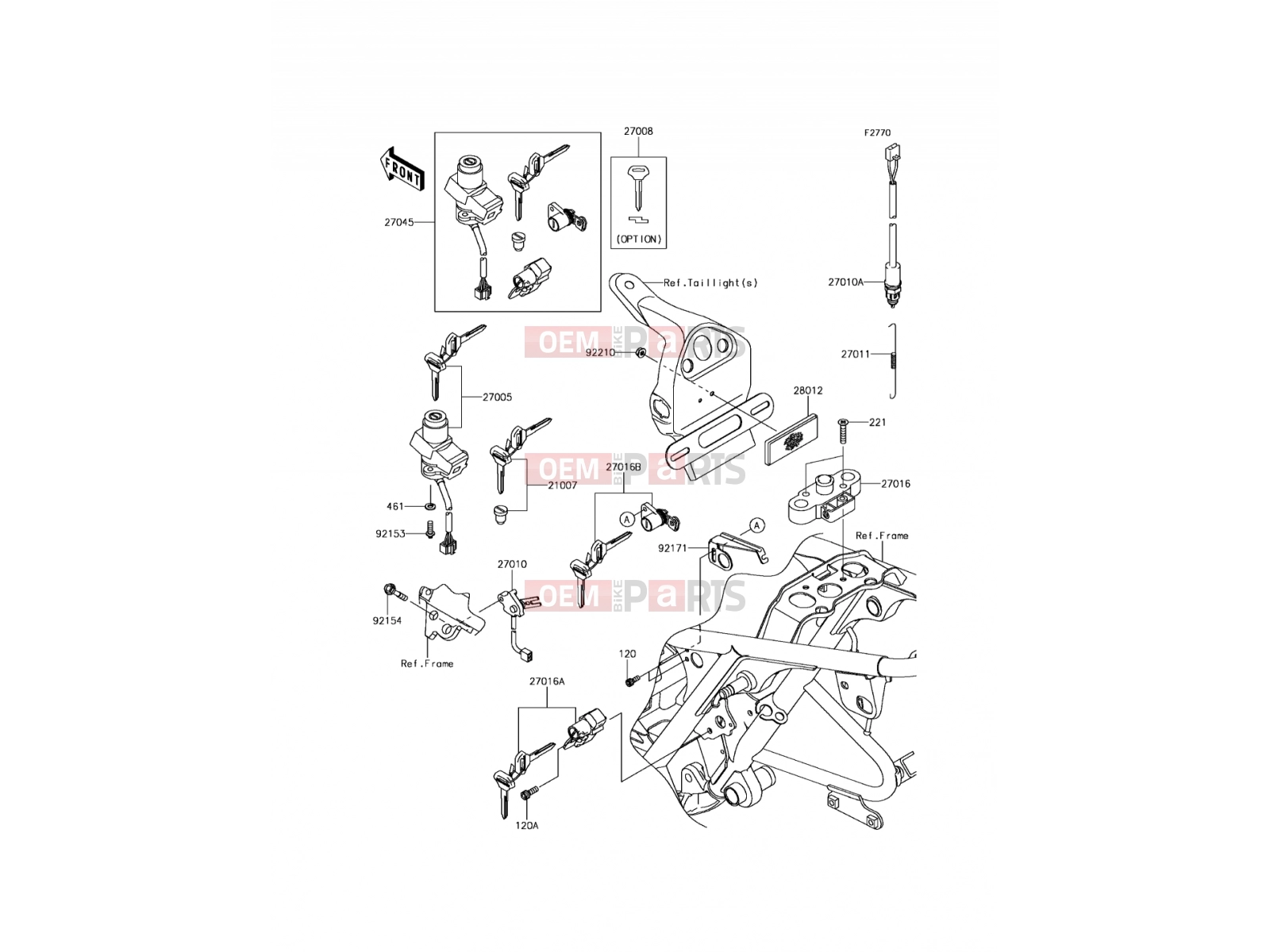 KAWASAKI 2016 Ignition Switch