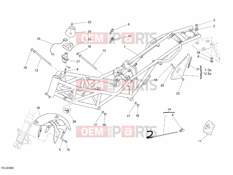 DUCATI 2007 Monster S4RS FRAME » FRAME