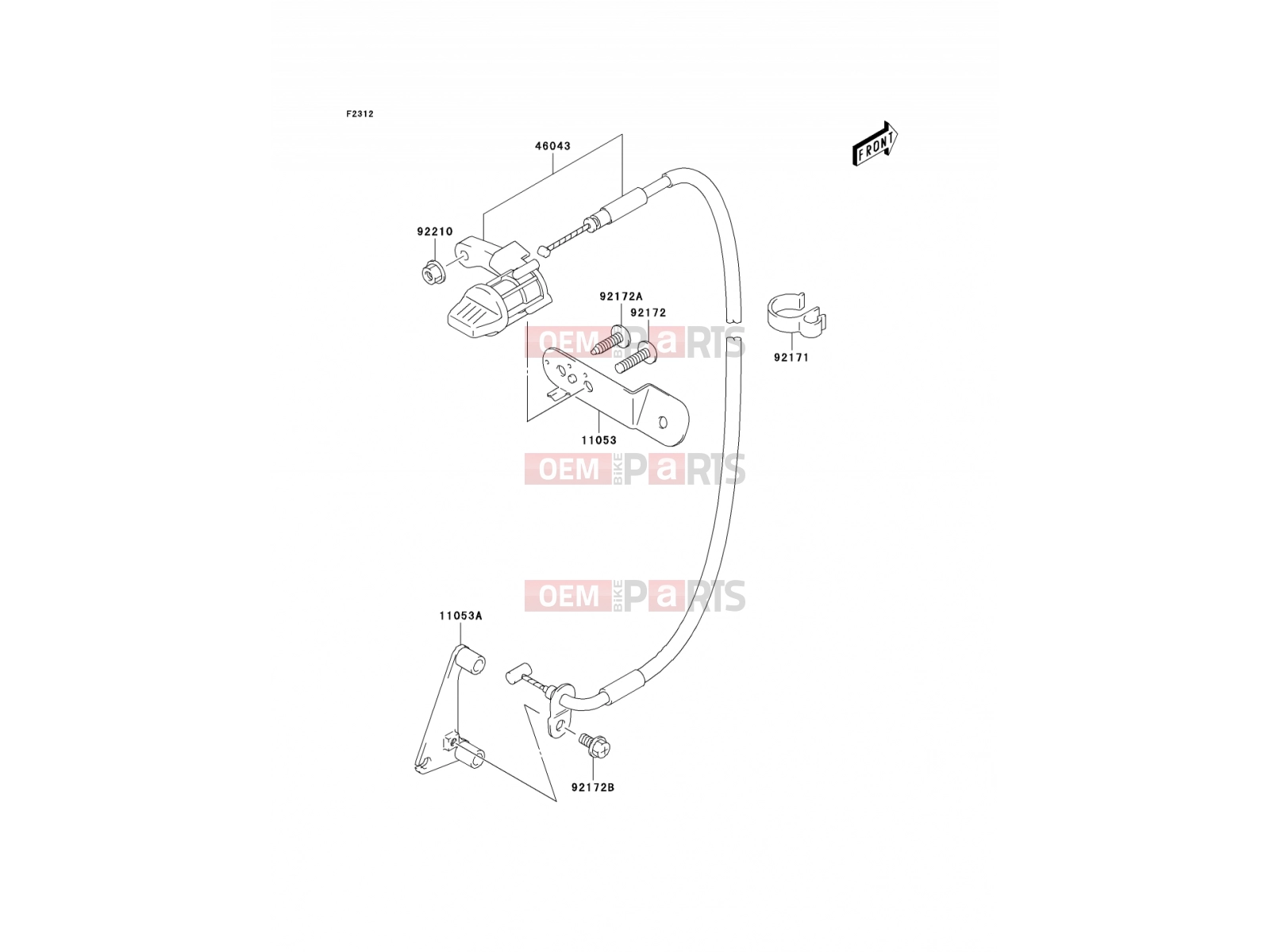 Reverse Lock - Kawasaki KFX400 (KSF400A6F) 2006