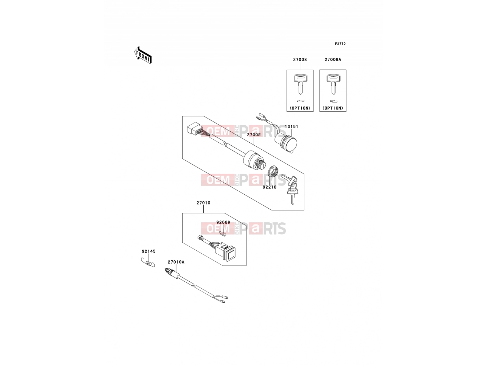 KAWASAKI 2015 Ignition Switch