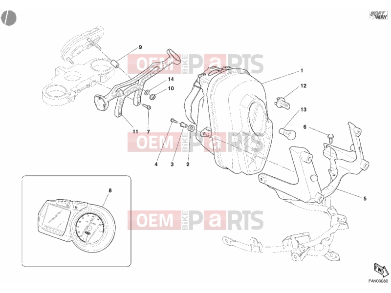 DUCATI 2006 Multistrada 1000 HEADLIGHT » LIGHTING SYSTEM