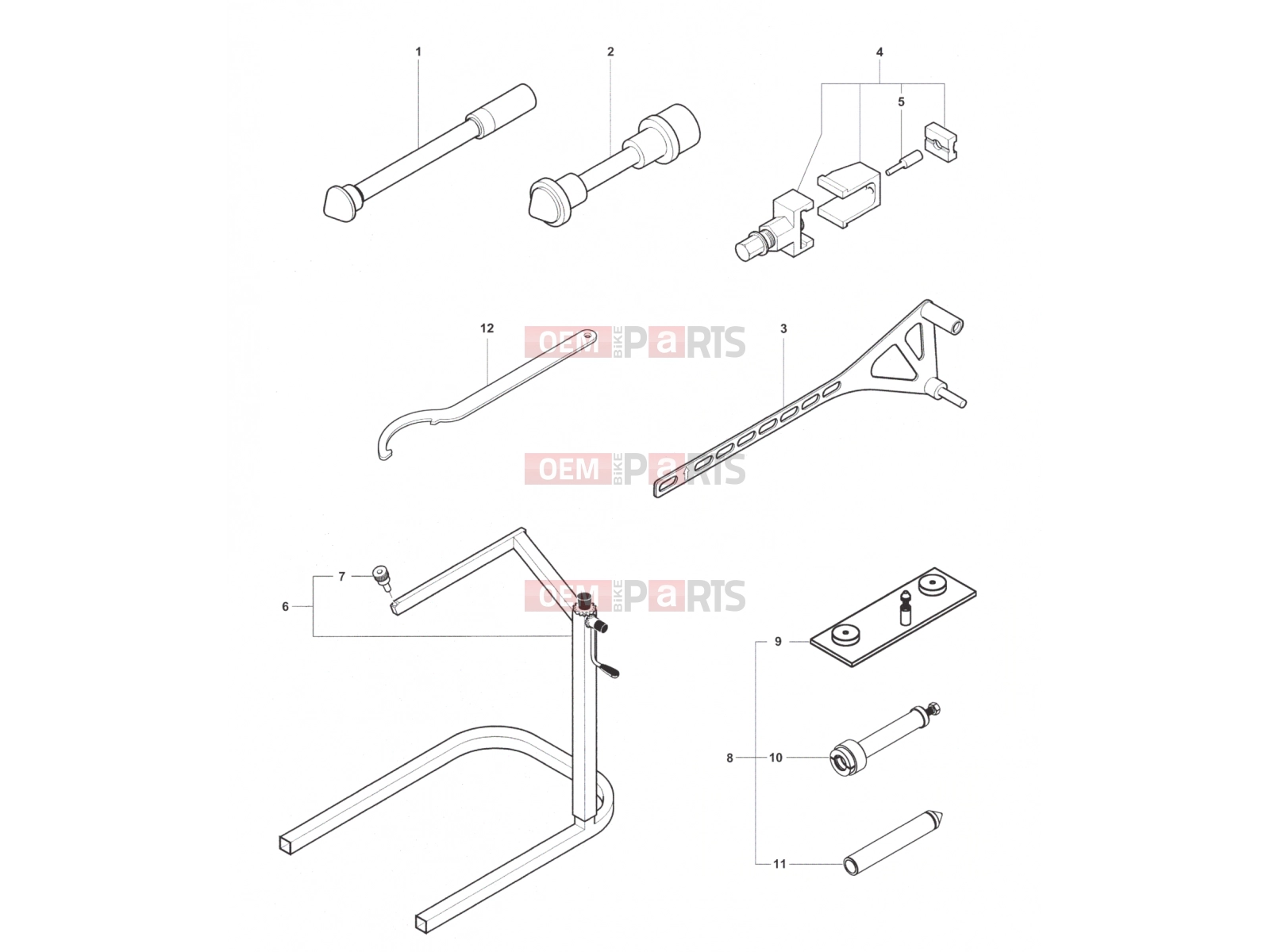 MV Agusta 2013-2015 F4 Service Tools Frame 2