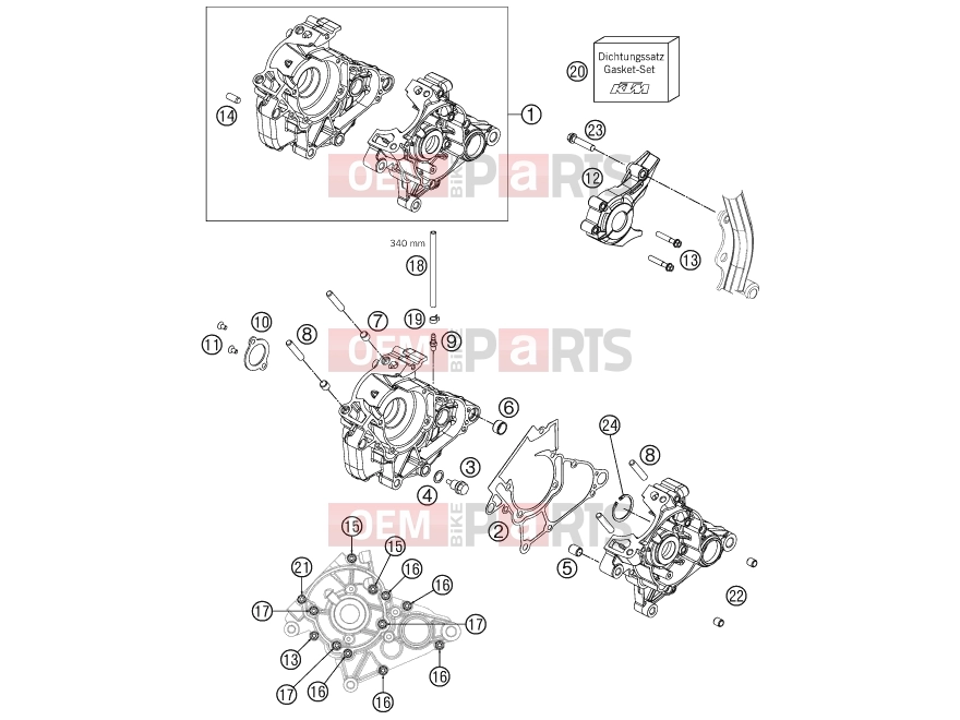 ENGINE CASE|Engine|30 - KTM 50 SX (6001L4) [EU] 2012