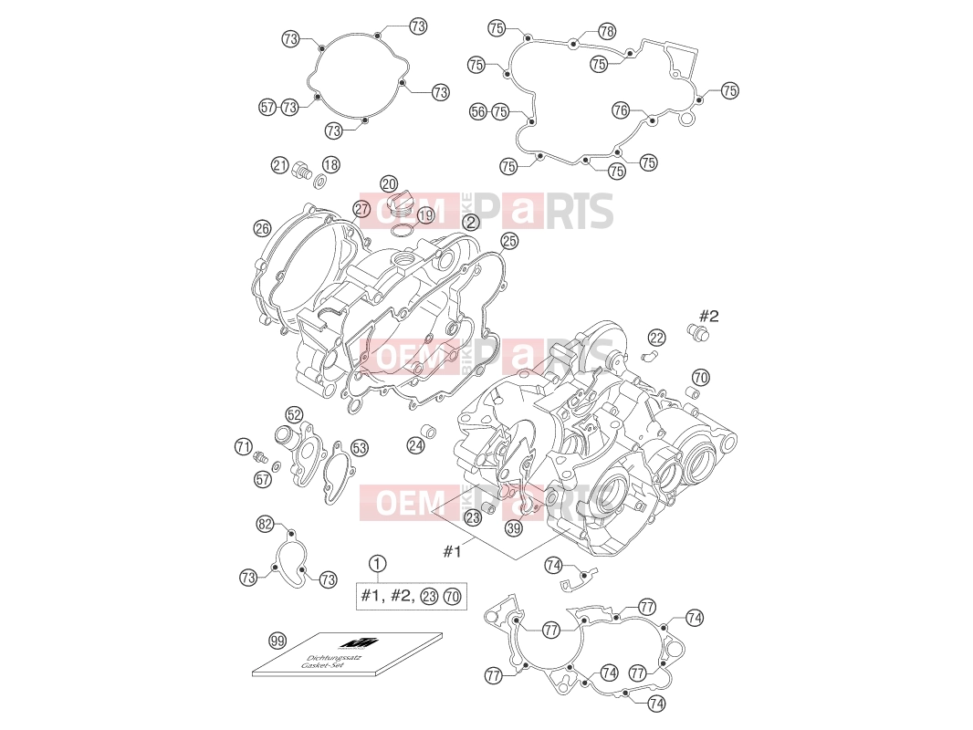 KTM 85 SX (6001D9) [EU] 2004 ENGINE CASE|Engine|30
